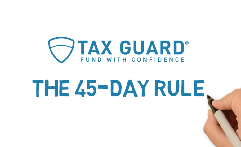 Simplifying the 45-Day Rule