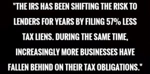 IRS Filing Less Tax Liens
