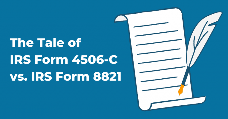 What Is Irs Consent Form 4506 C Used For